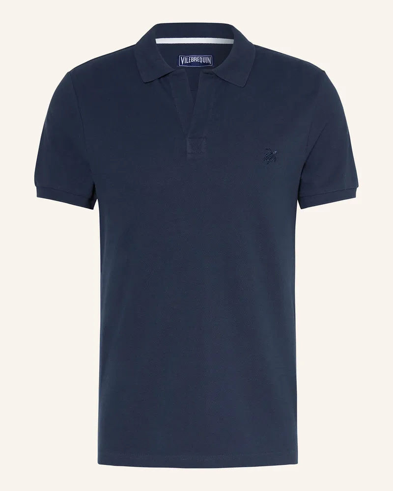Vilebrequin Piqué-Poloshirt Palatin blau Dunkelblau