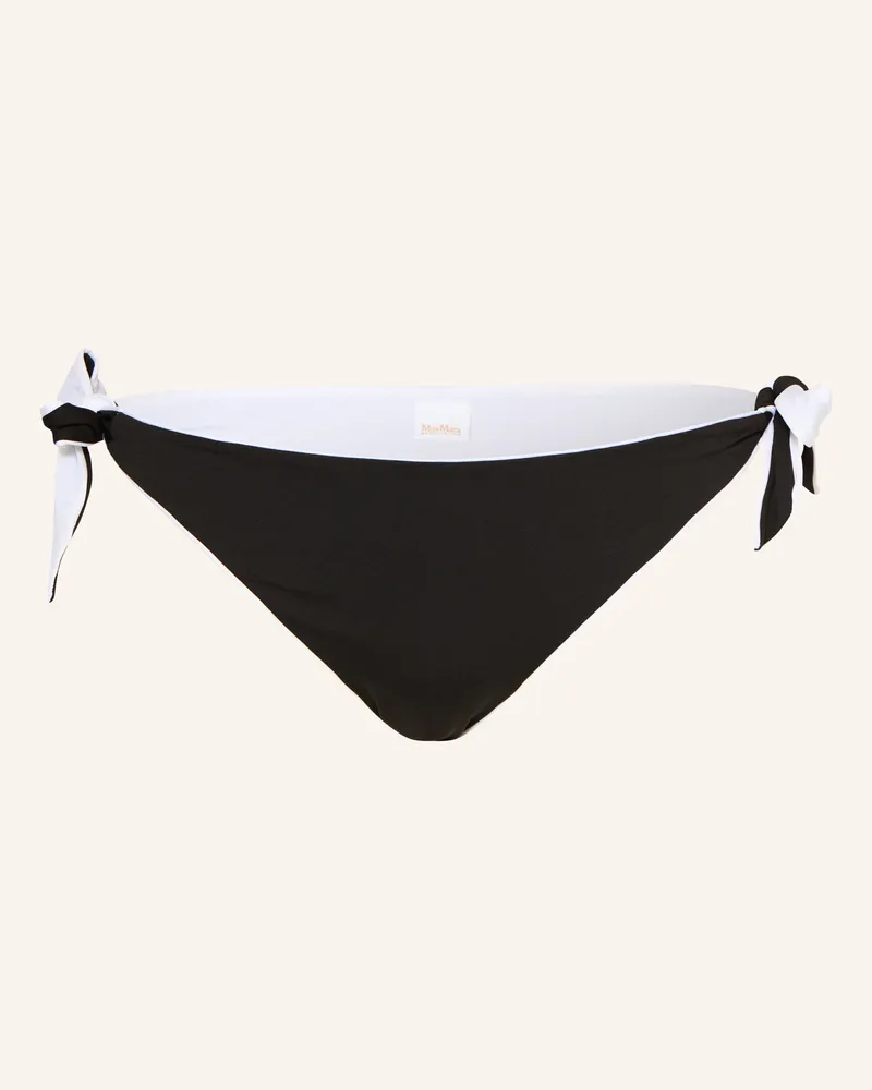 Max Mara Triangel-Bikini-Hose Sella Zum Wenden schwarz Schwarz