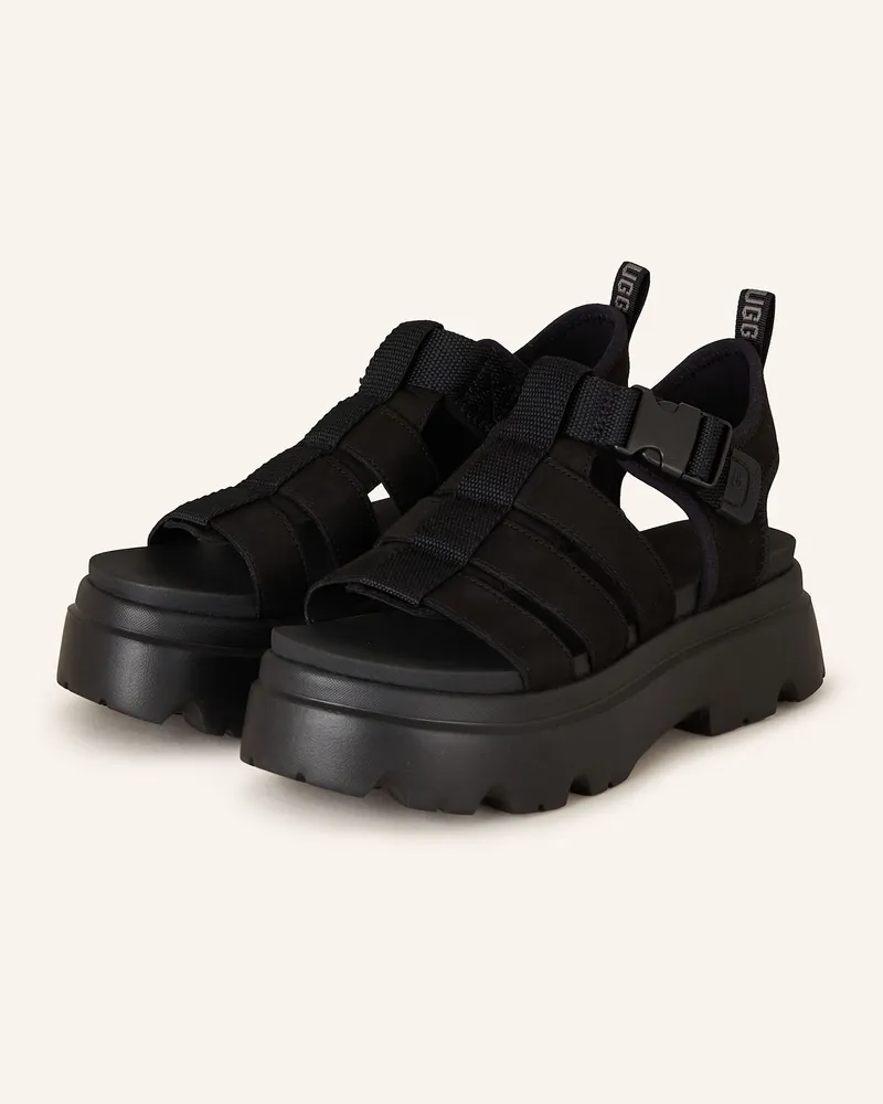 UGG Plateau-Sandalen CORA Schwarz