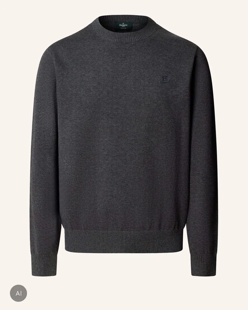 Hackett Pullover Hrtg Cotton H Crew grau Dunkelgrau