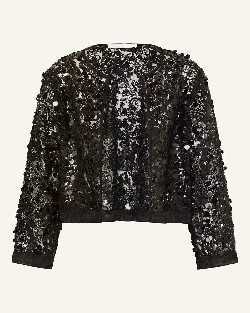 InWear Bolero DAVINAIW mit Pailletten Schwarz