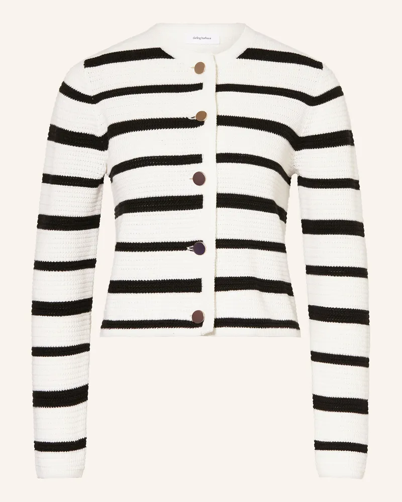 Darling Harbour Strickjacke weiss Offwhite
