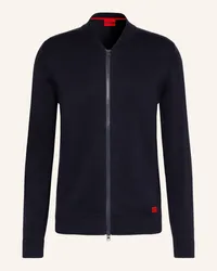 HUGO BOSS Strickjacke SAN JAQUE Blau