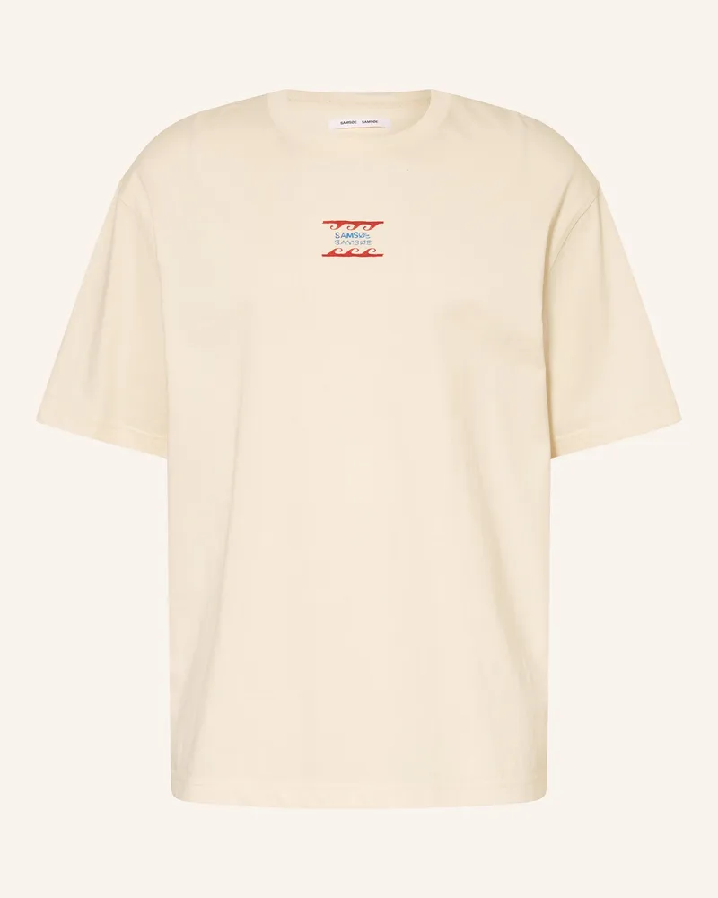 Samsøe & Samsøe T-Shirt Sagergei weiss Ecru