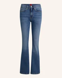 HUGO BOSS Jeans GEFLARE Skinny Fit Blau