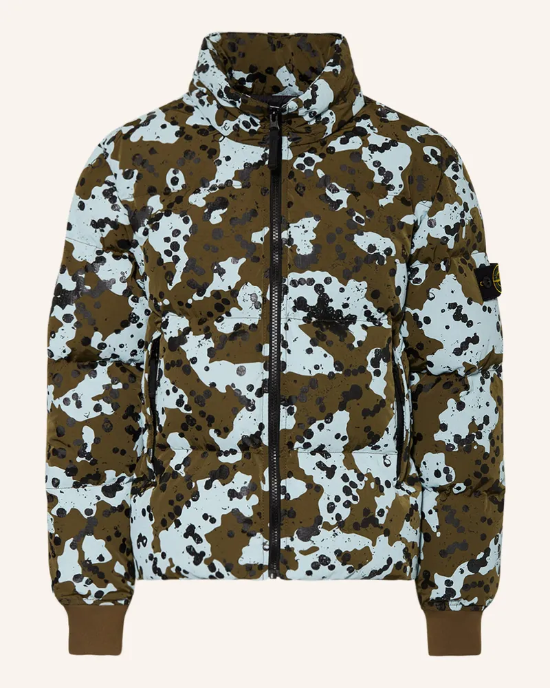 Stone Island Daunenjacke Oliv