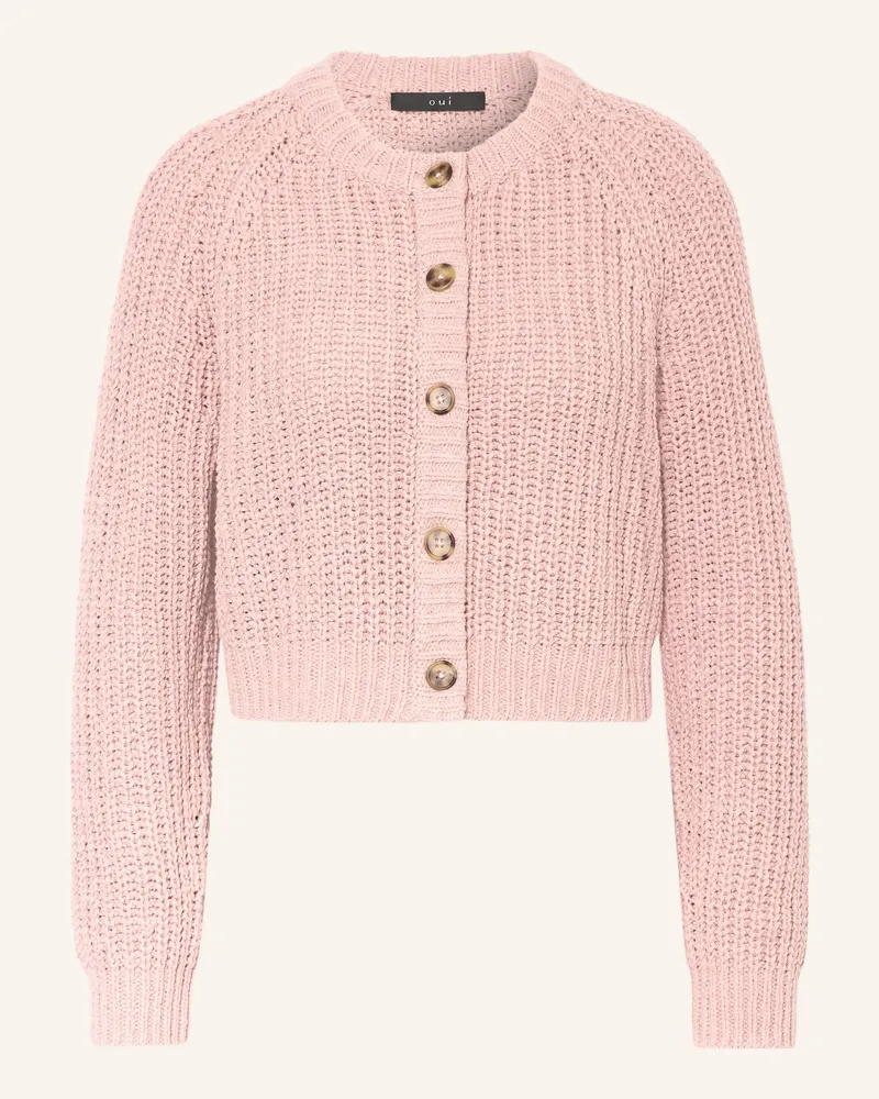 Oui  Strickjacke Altrosa