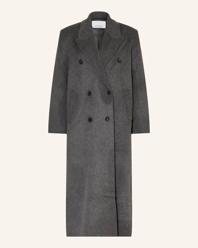 FRANKIE Shop Wollmantel Gaia grau Dunkelgrau