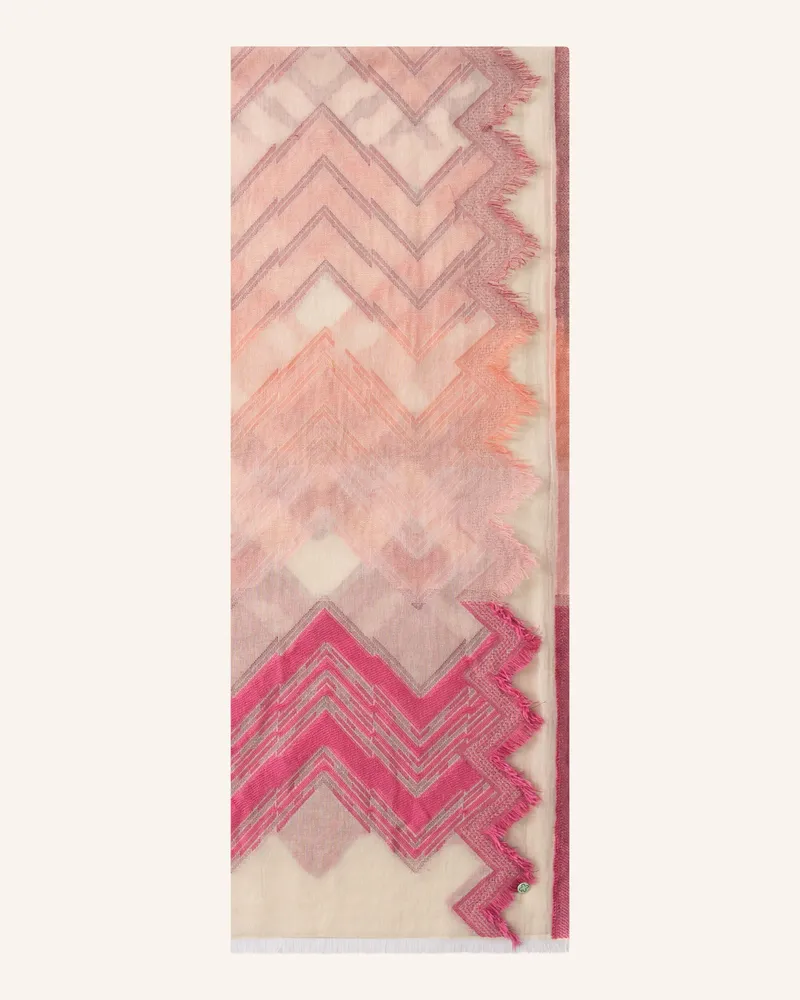 Codello Jacquard-Schal Weiss