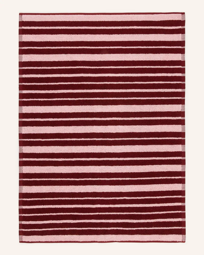 Marimekko Badematte Raide rot Dunkelrot