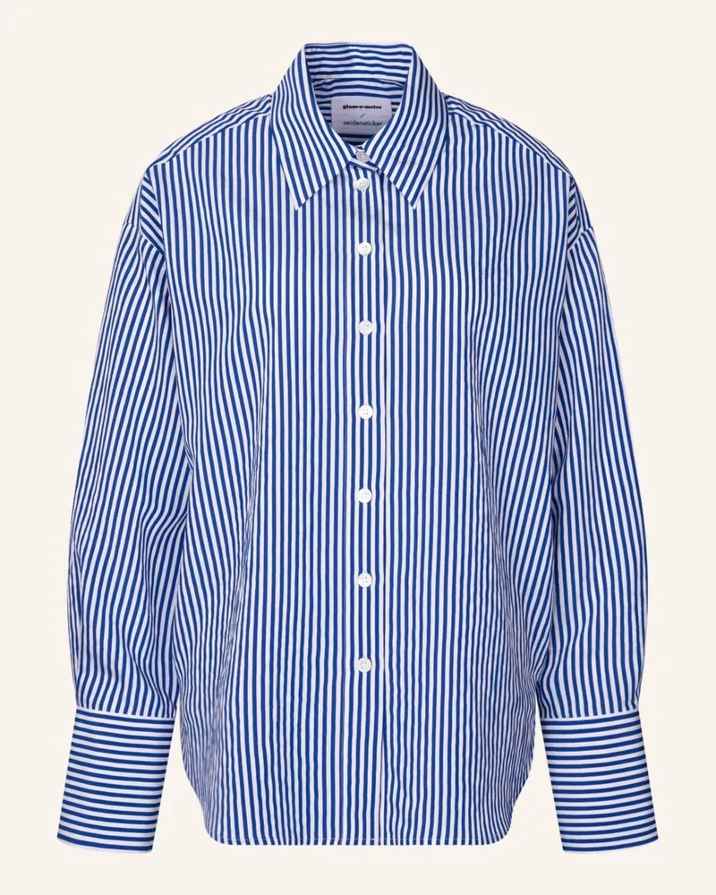 Seidensticker Hemdbluse Blau