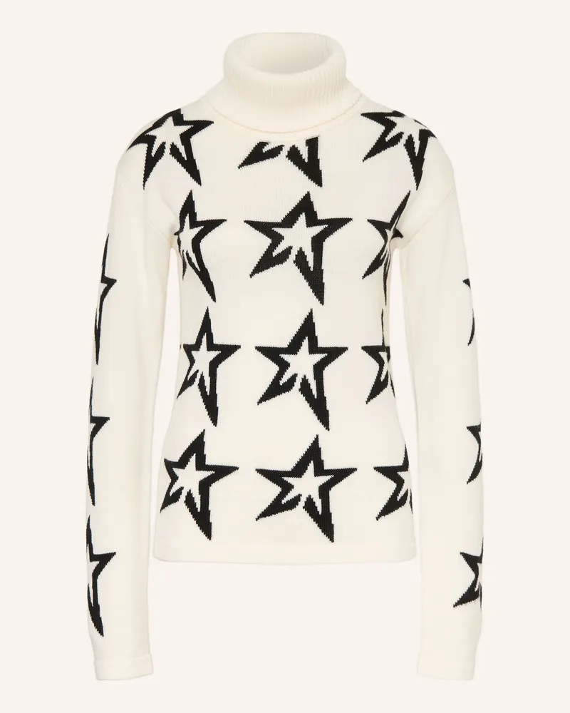 Perfect Moment Pullover Star Dust Aus Merinowolle weiss Weiss