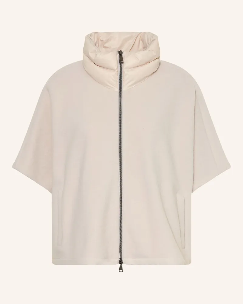 Luisa Cerano Cape Mit Blende rosa Hellgrau