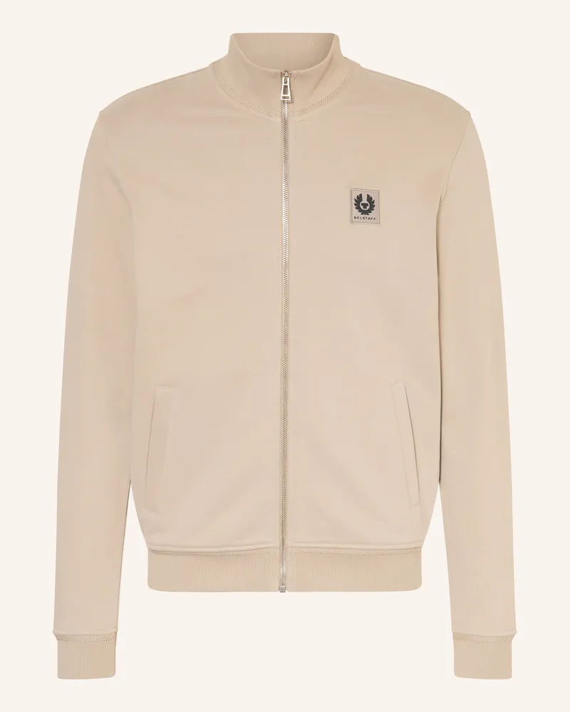 Belstaff Sweatjacke beige Hellgrau