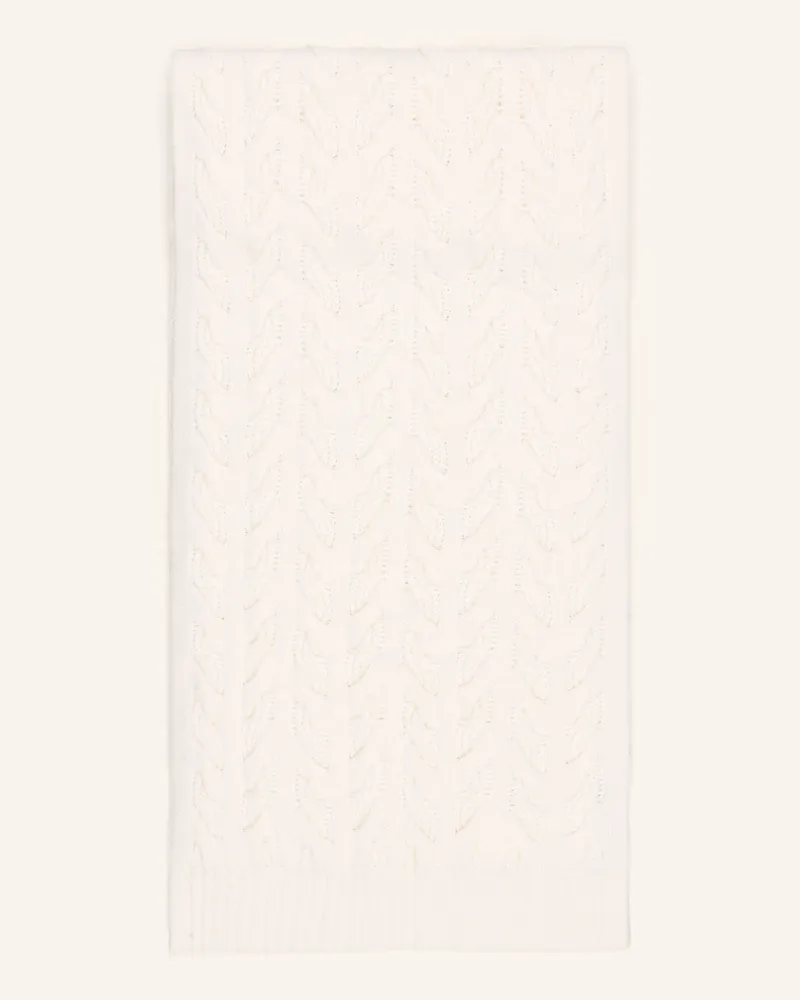 Max Mara Schal Nocino weiss Creme