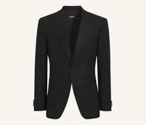 Anzug H-Huge-2pcs-Tux-264 Slim Fit schwarz