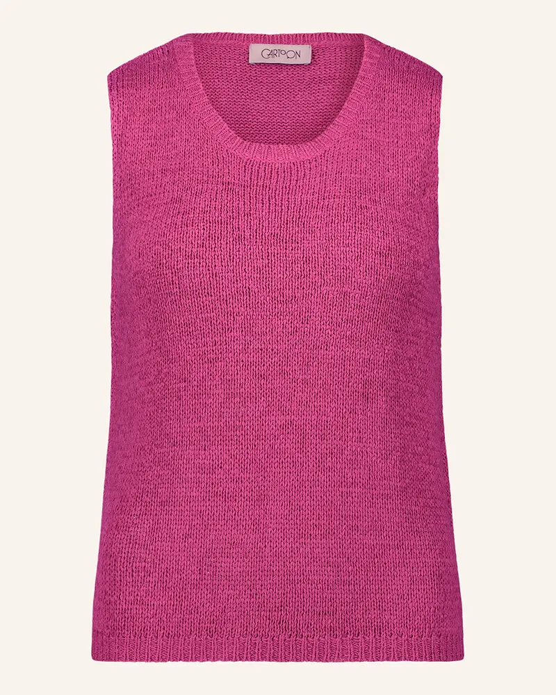 Cartoon Pullunder Fuchsia