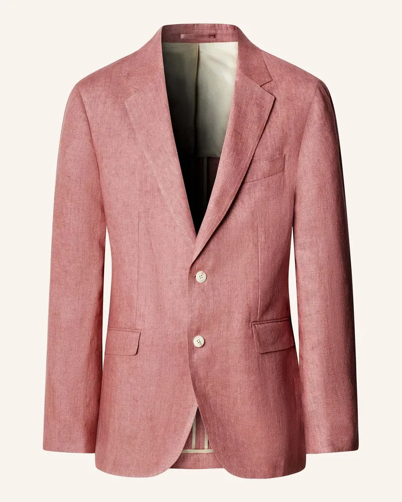 Hackett Sakko Linen Delave Hopsack pink Rosa