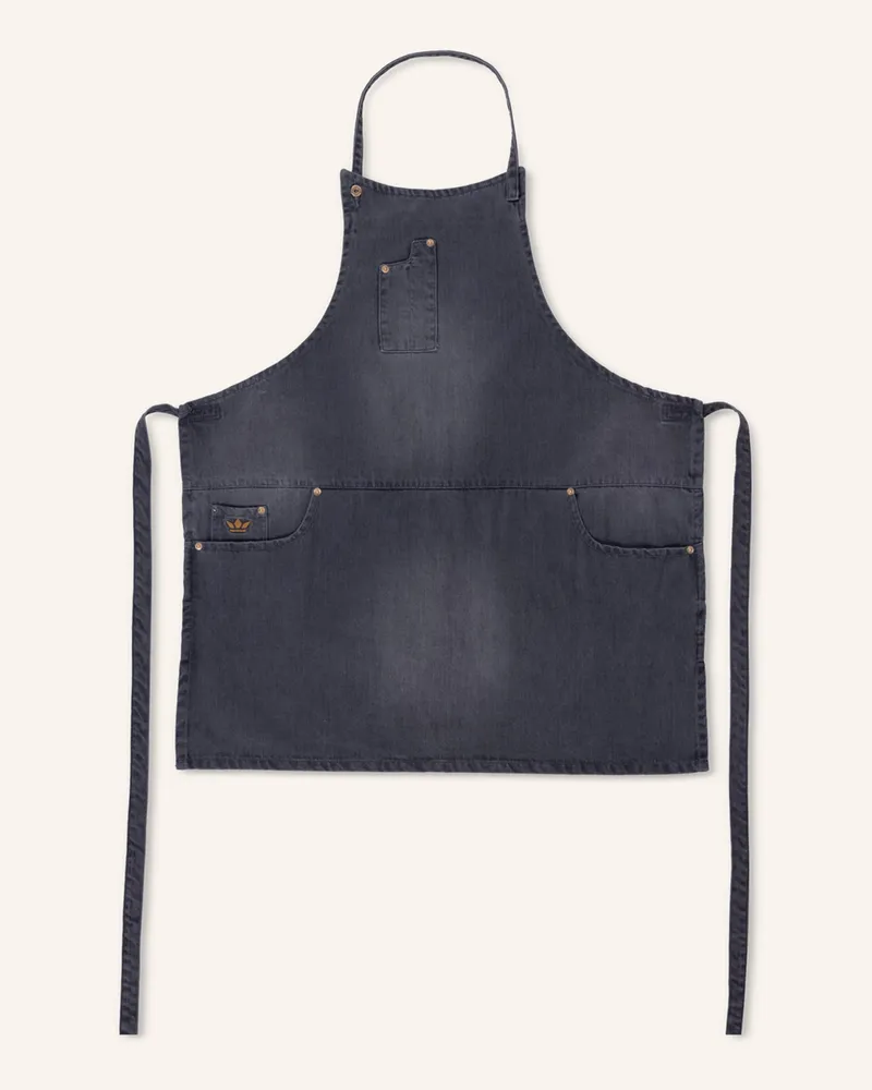 DUTCHDELUXES Schürze grau Dunkelgrau