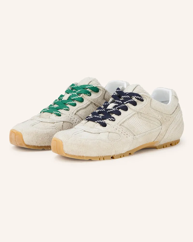 Alohas Tb.490 pony skin low-top sneakers with suede inserts