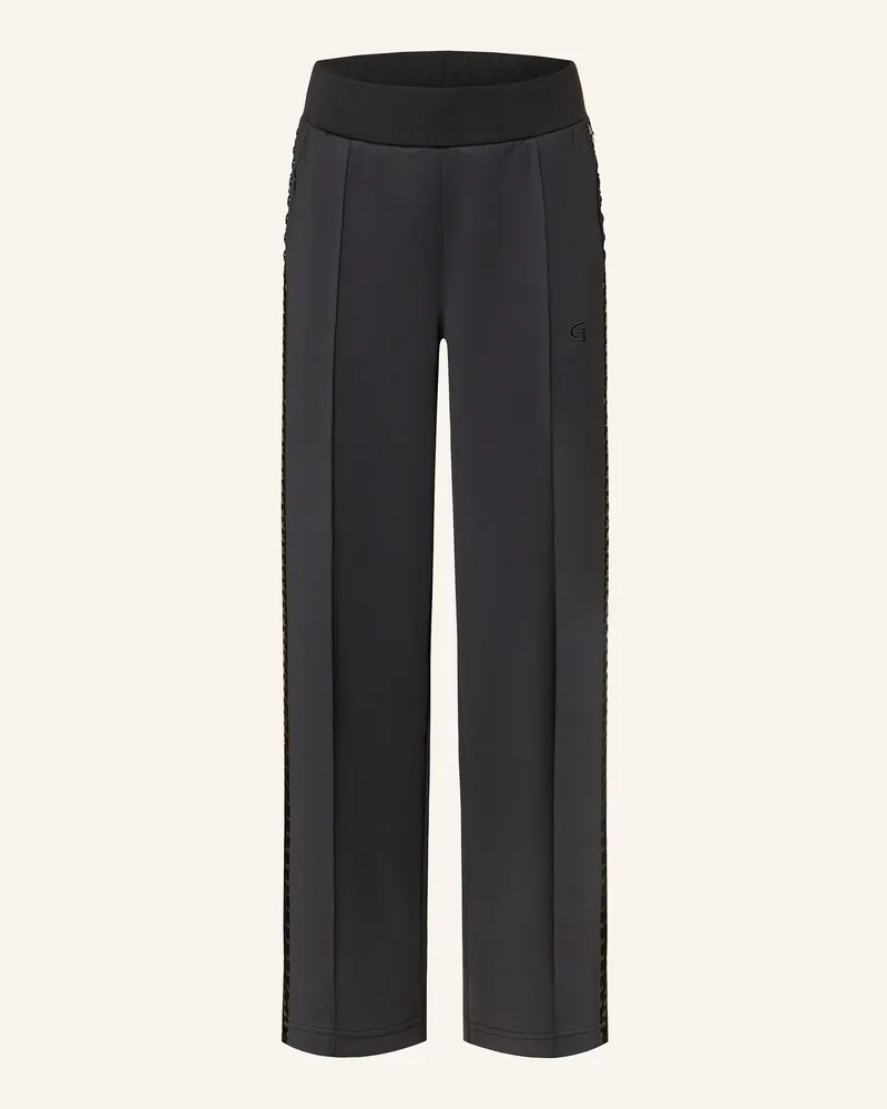 GOLDBERGH Track Pants RIVET WIDE LEG mit Nieten Schwarz