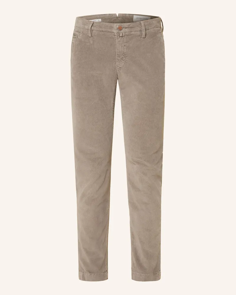 Jacob Cohën Cordchino BOBBY Slim Fit Grau