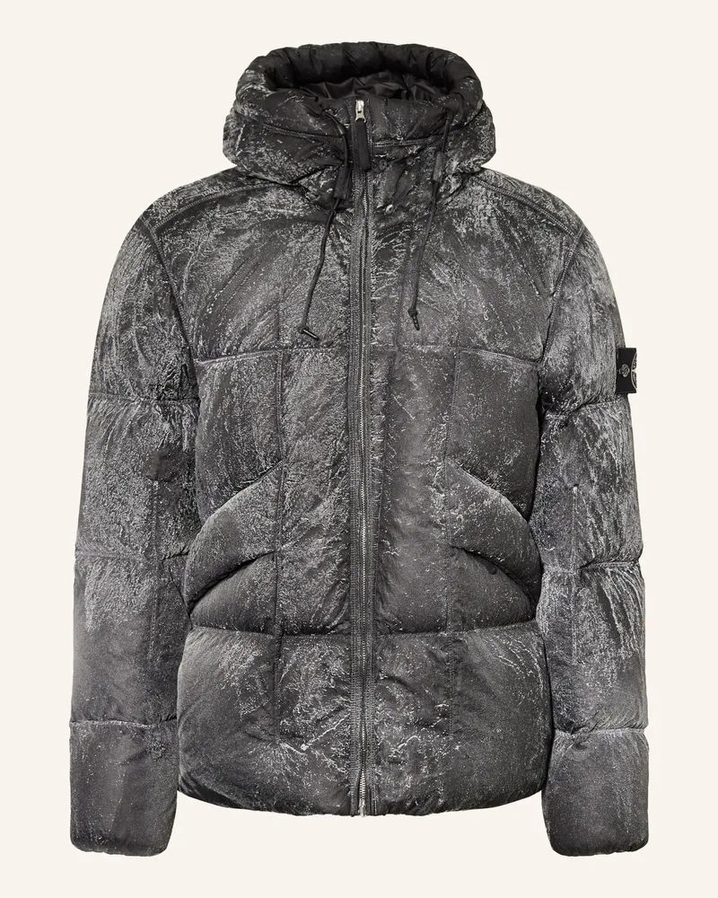 Stone Island Daunenjacke Schwarz