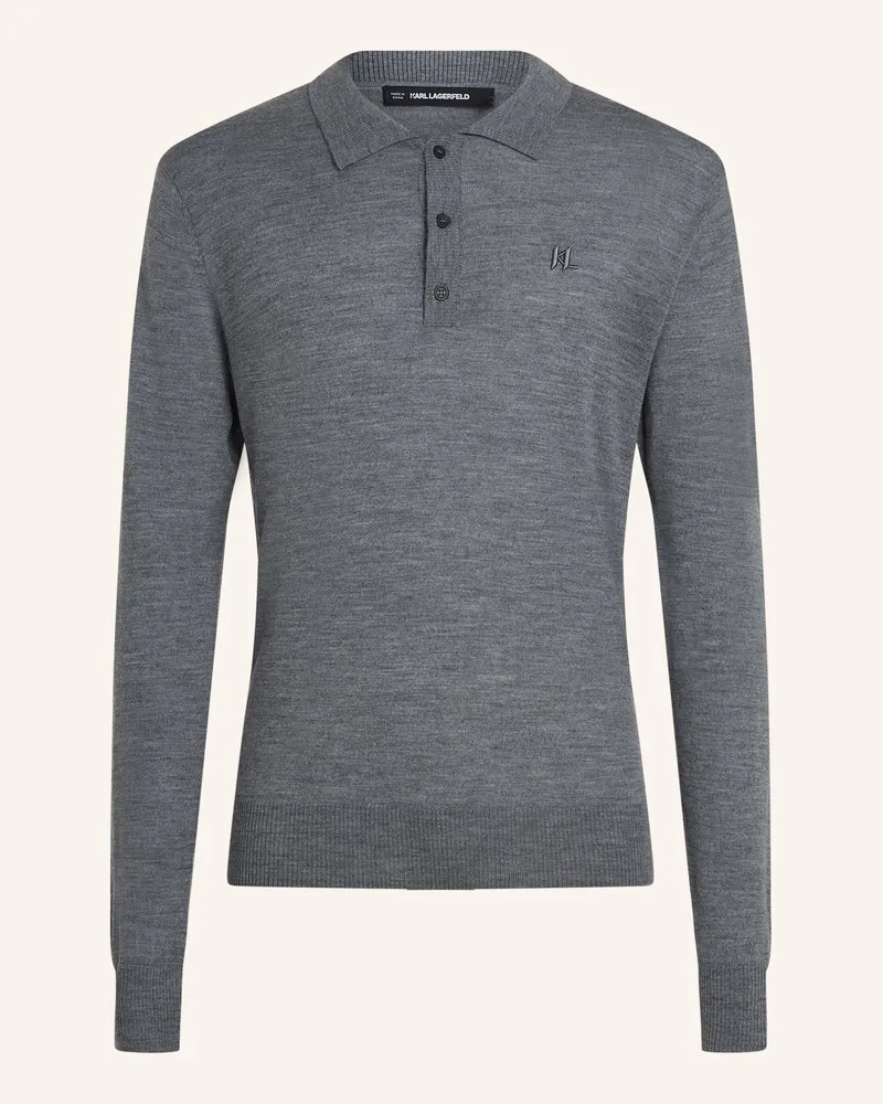 Karl Lagerfeld Poloshirt grau Grau