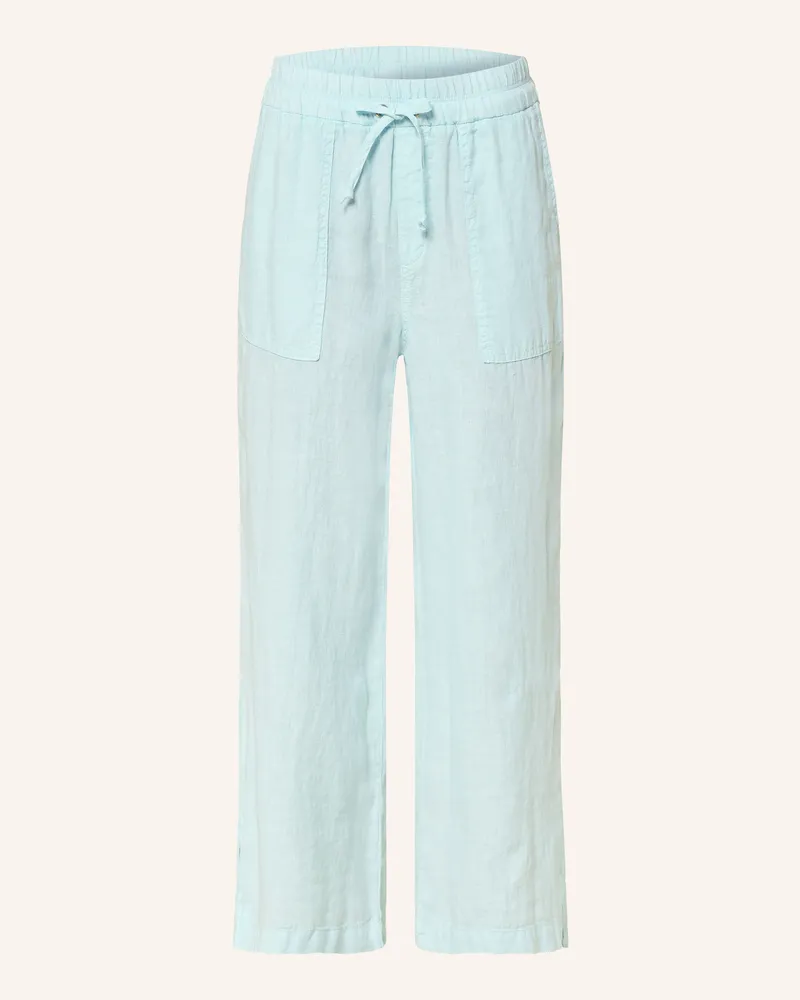 MARC AUREL Leinenhose blau Türkis