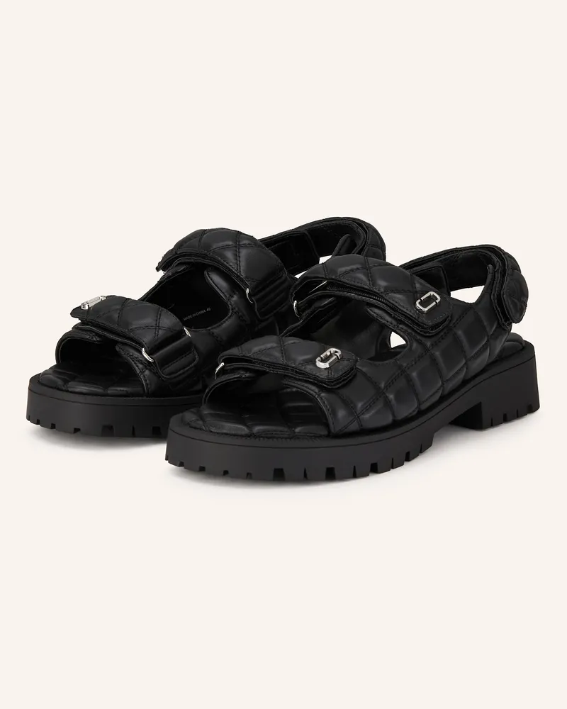 Marc Jacobs Plateau-Sandalen THE QUILTED SUNNY SANDAL Schwarz