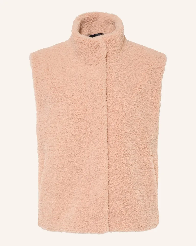 Fuchs Schmitt Teddyfell-Weste Bonn rosa Rosé