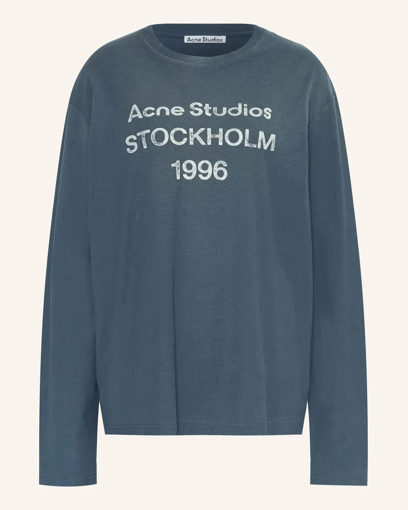 Acne Studios Longsleeve Dunkelblau