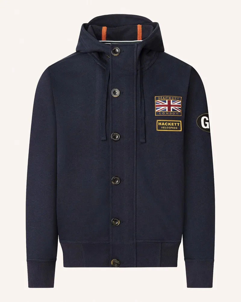 Hackett Hoodieshirt HERITAGE RALLY HOODY Blau