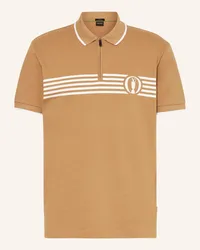 HUGO BOSS Piqué-Poloshirt THE OPEN Beige