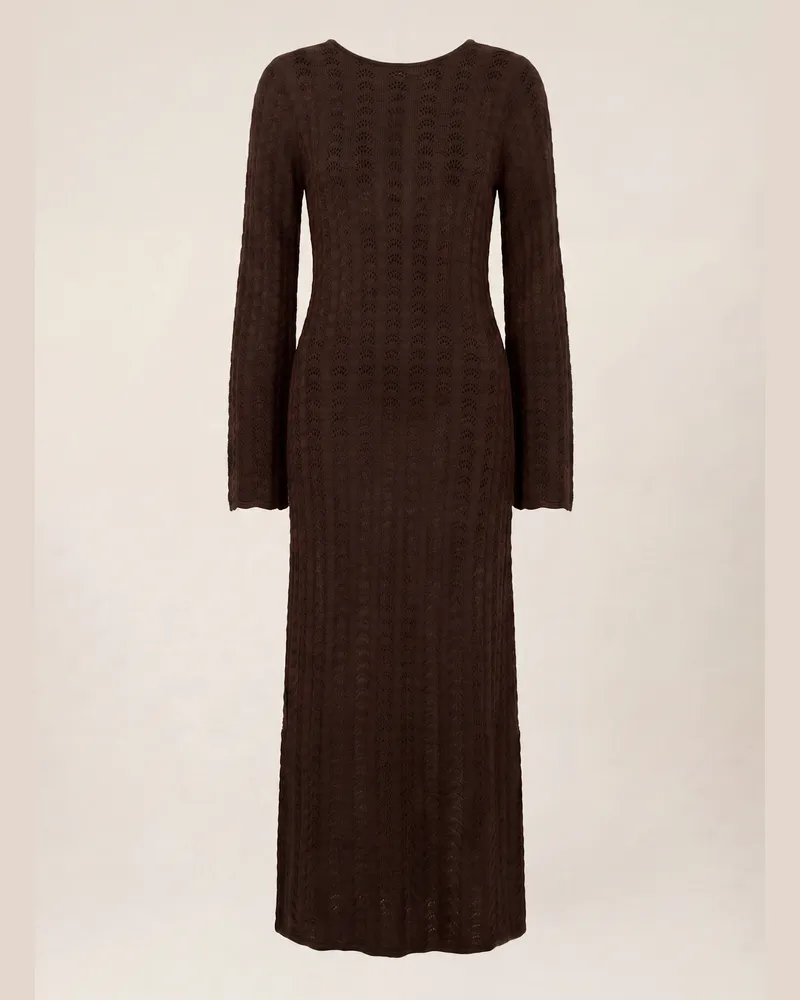 Kaffe Maxikleid Karoxanna braun Braun