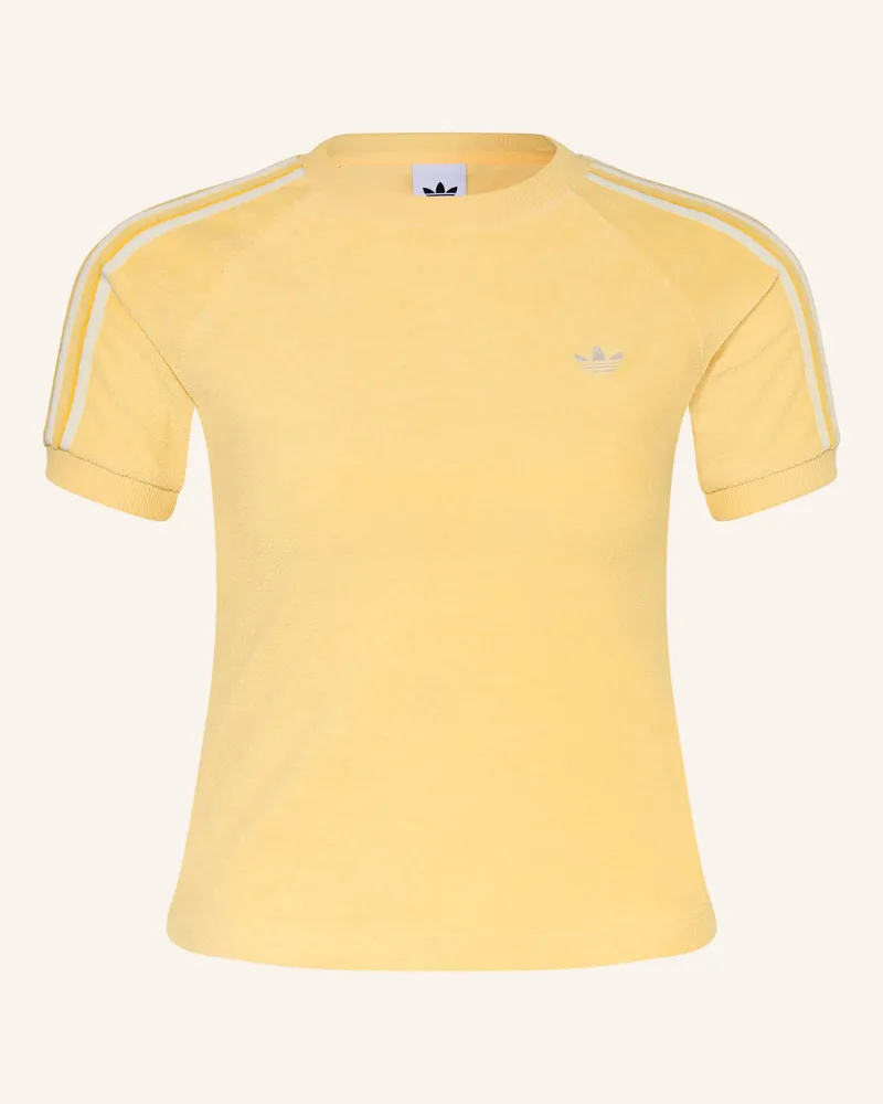 adidas T-Shirt TERRY TOWEL CALI aus Frottee Gelb