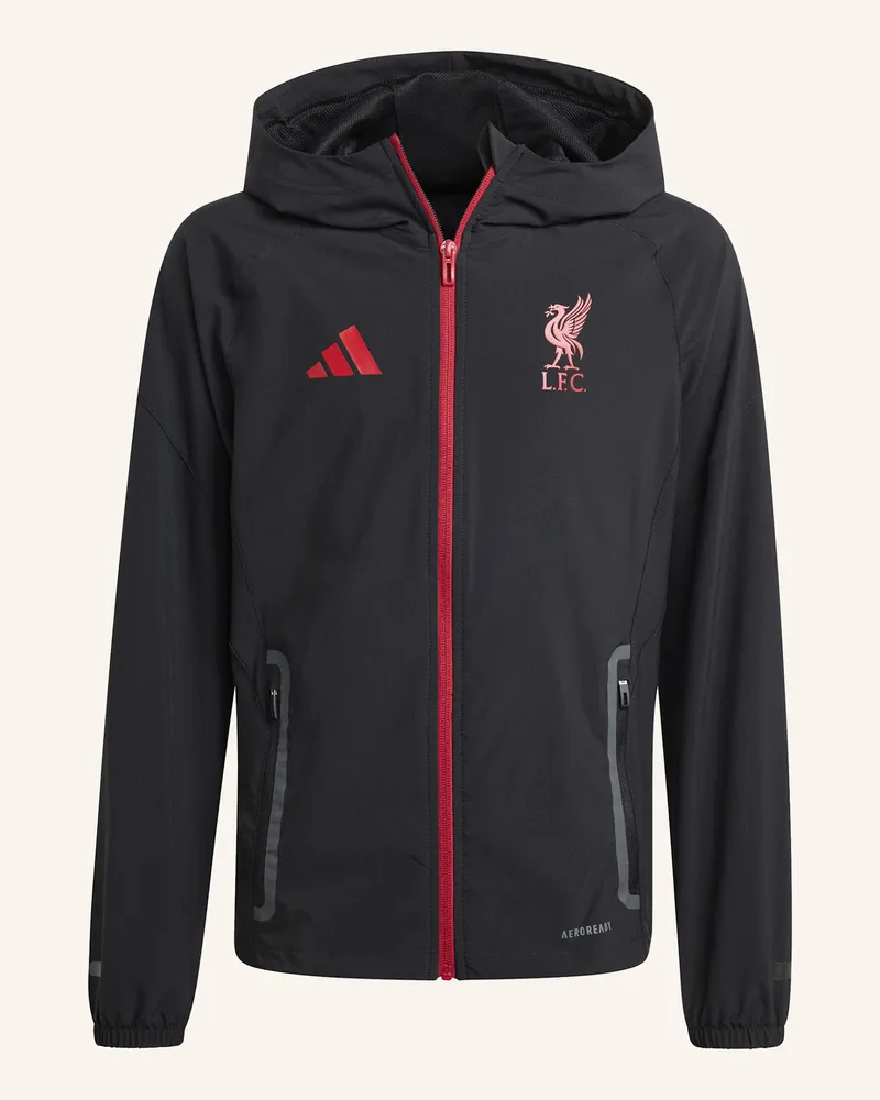 adidas Liverpool Fc Tiro 25 Competition Vis Tech Kids Travel Jacke schwarz Schwarz