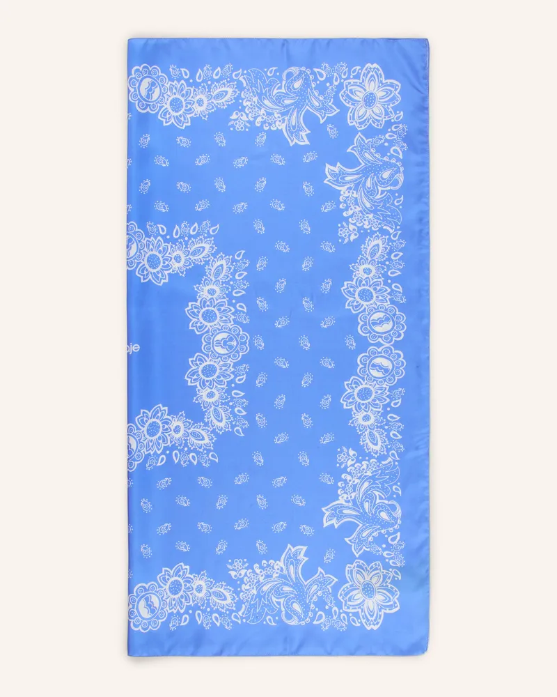 Maje Seidentuch blau Hellblau