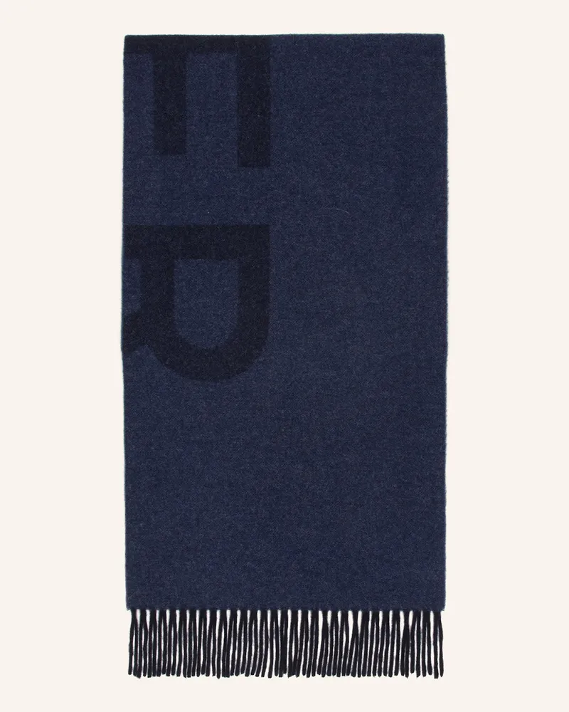Bogner Schal blau Dunkelblau