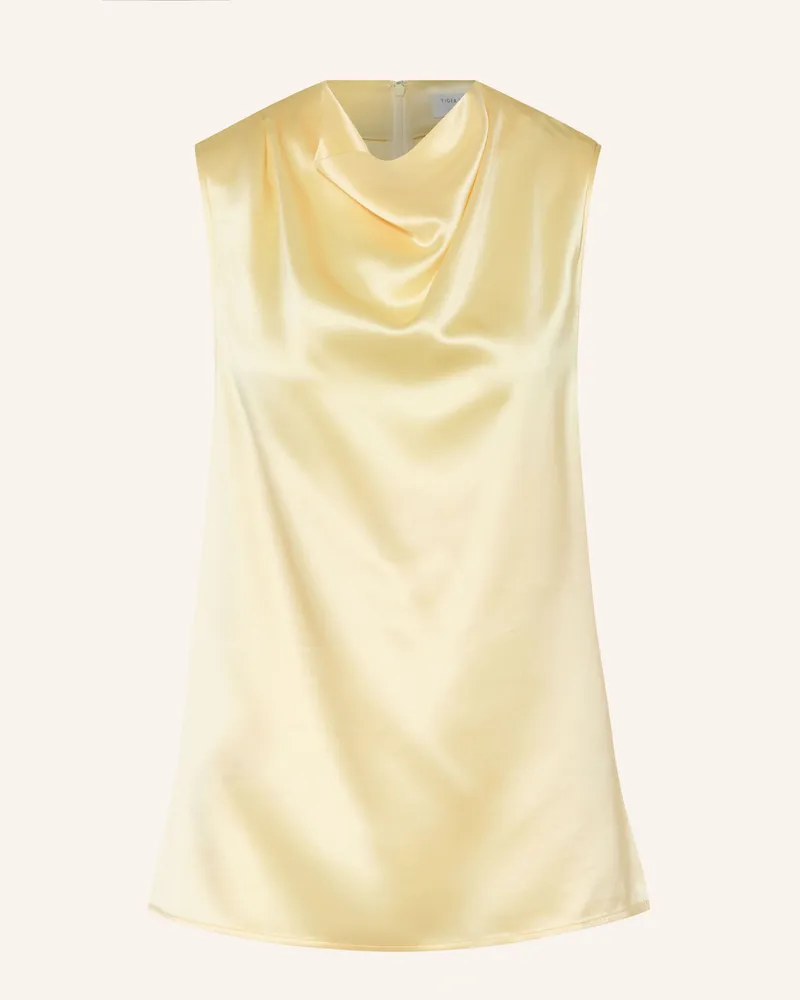 Tiger of Sweden Blusentop Lian Aus Satin gelb Hellgelb