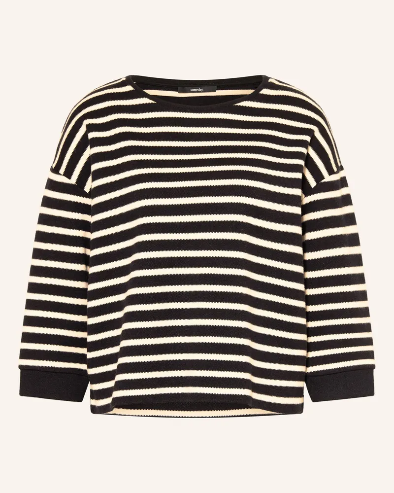 someday. Strickshirt Uleno Mit 3/4-Arm schwarz Schwarz