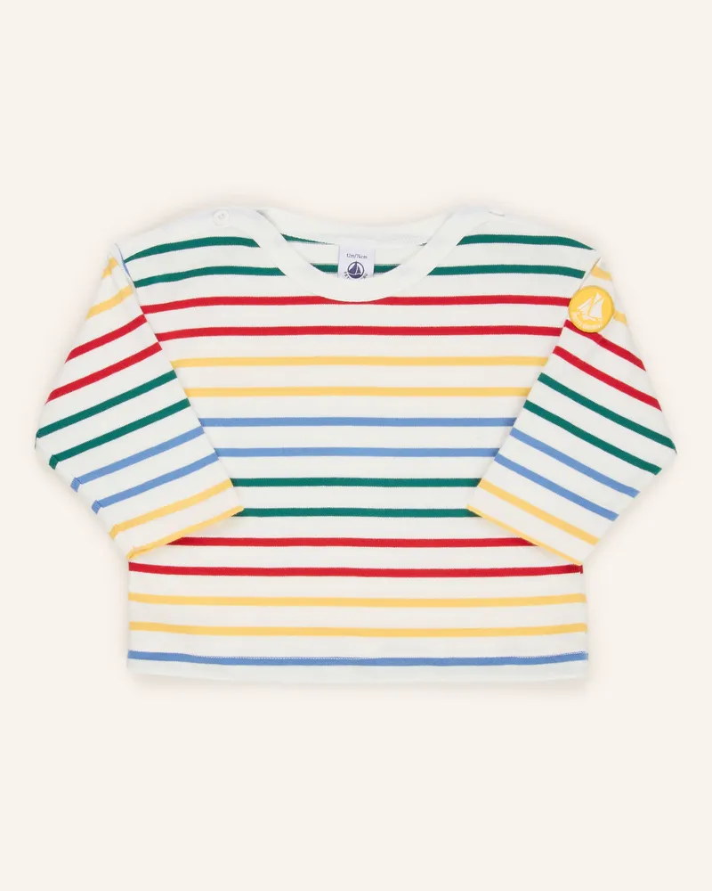 Petit Bateau Longsleeve weiss Weiss