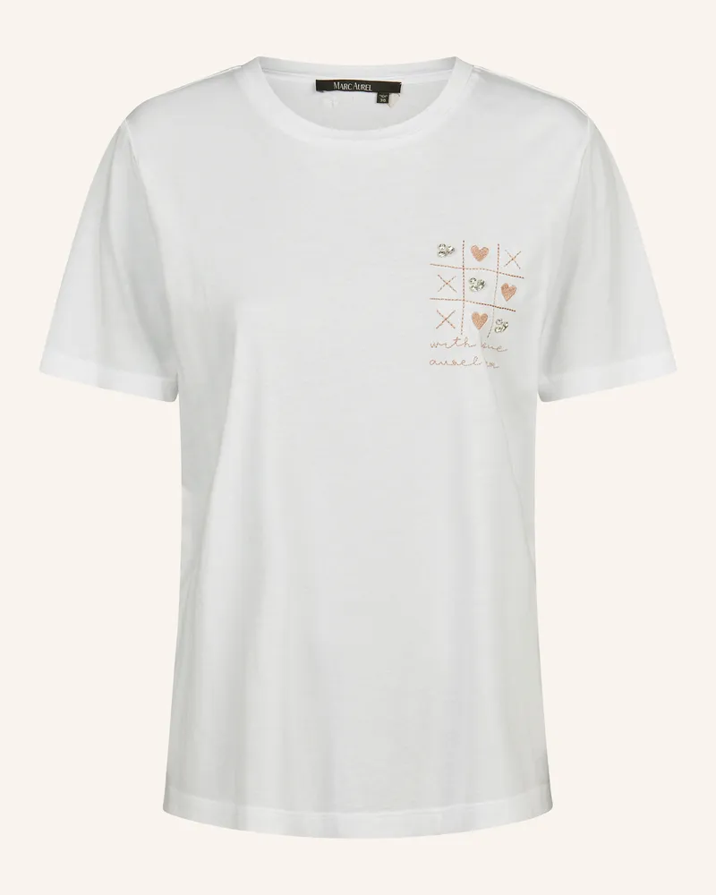MARC AUREL Shirt weiss Weiss