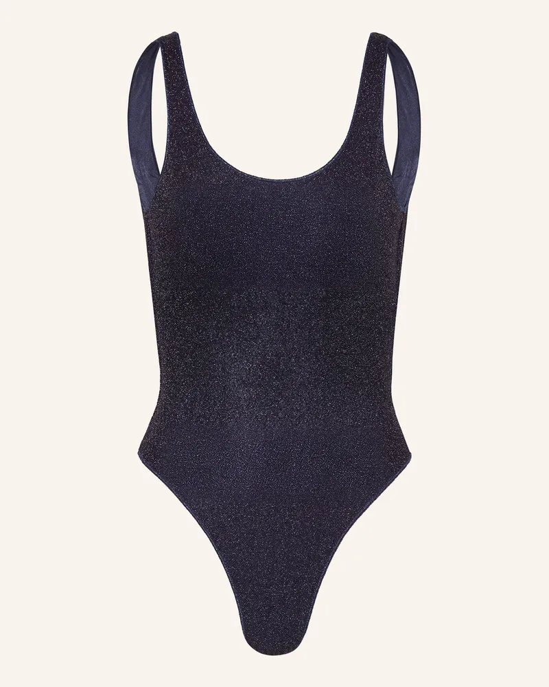Oséree Badeanzug Lumière Sporty blau Dunkelblau