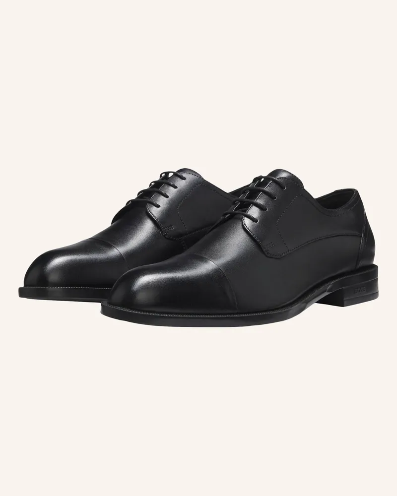 HUGO BOSS Business-Schnürschuh Derrek_Derb_Buctpf schwarz Schwarz