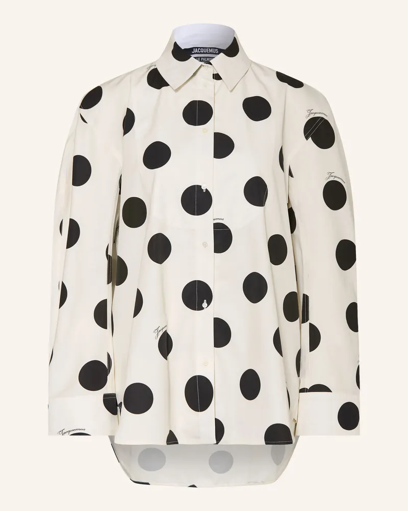 Jacquemus Hemdbluse La Chemise Citta weiss Creme