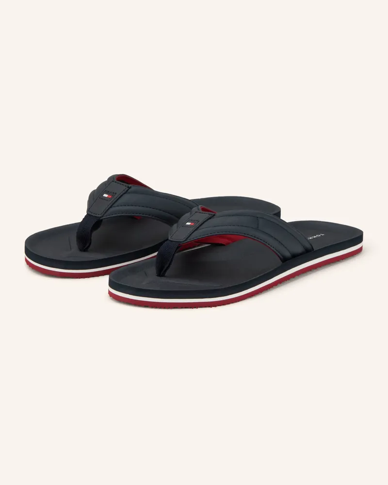 Tommy Hilfiger Zehentrenner blau Schwarz