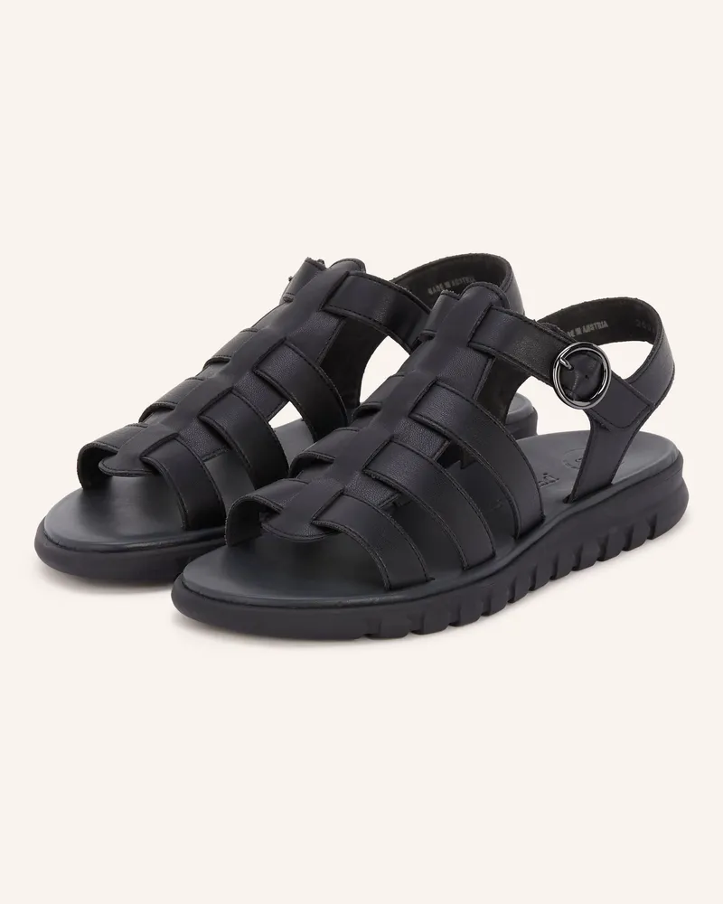 paul green Sandalen Schwarz