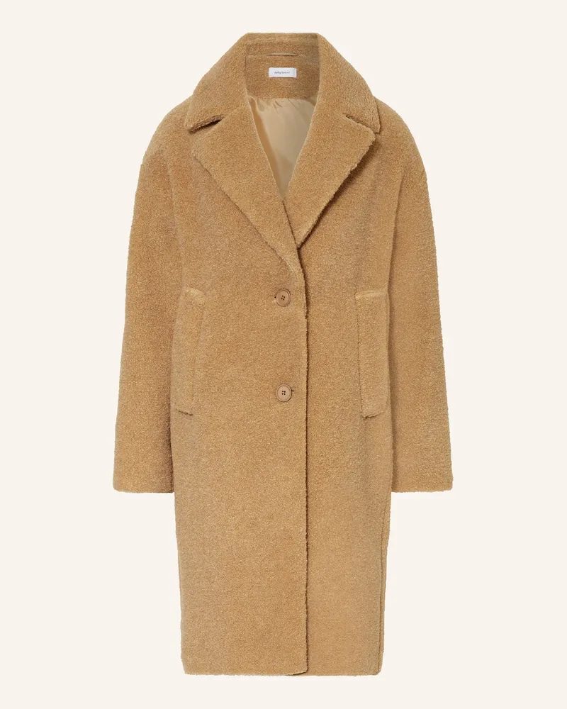 Darling Harbour Teddyfell-Mantel braun Camel