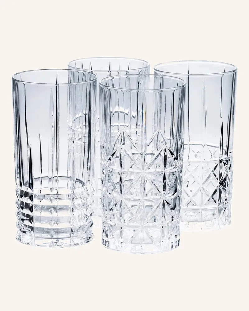 Nachtmann 4er-Set Longdrinkgläser HIGHLAND Transparent